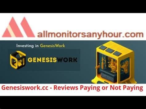 Genesiswork Cc Reviews Paying Or Not Paying Hyip Daily Update