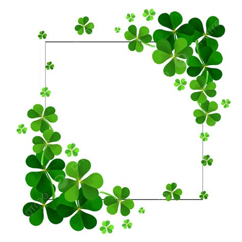 St Patricks Day Shamrock Border, St Patricks Day, Clover, Patrick S Day ...