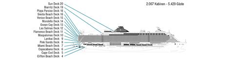 Msc Seaside Deck Plan And Cabin Plan