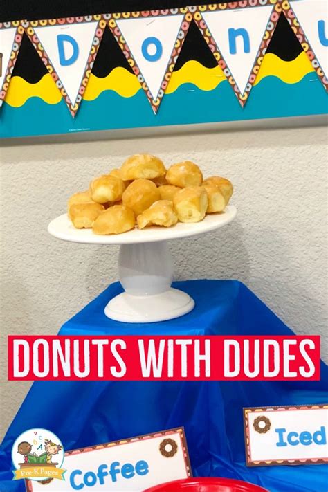 How to Host Donuts with Dad in Preschool - Pre-K Pages