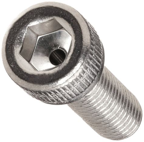 Stainless Steel Socket Cap Screw Plain Finish Vented Internal