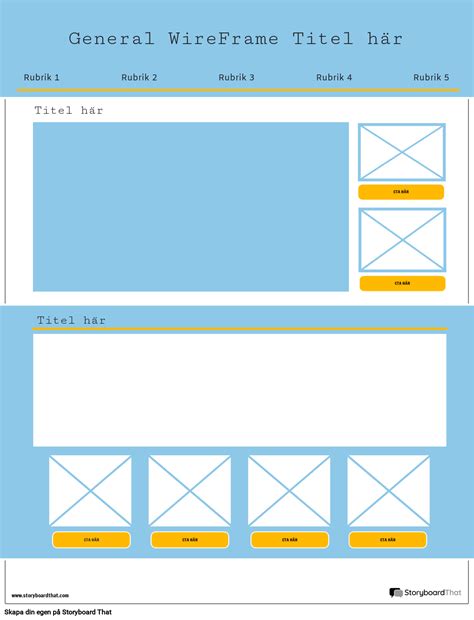 Corporate General WireFrame Mall 2 Storyboard Por Sv Examples