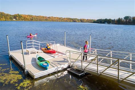 Commercial Aluminum Kayak Launch Dock System — The Dock Doctors