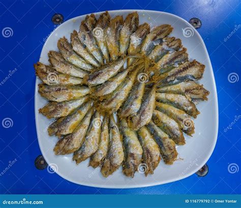 Fried Fish for Dinner Hamsi Trabzon Stock Photo - Image of restaurant, plate: 116779792