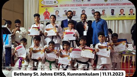 JSKA INTERSTATE KARATE CHAMPIONSHIP 2023 JSKA Thrissur TEAM JSKA