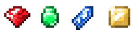 Minecraft Gems By Mathiassv On Deviantart