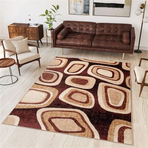 Tapiso Dream Vloerkleed Beige Bruin Slaapkamer Woonkamer Modern Tapijt