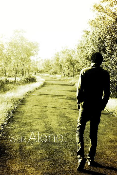 I Walk Alone Attitude Emo Lonely Lonely Boy Walking Alone HD