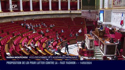 Séance Publique à Lassemblée Nationale Lutte Contre La « Fast