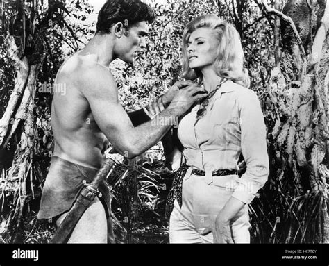 TARZAN AND THE VALLEY OF GOLD, Mike Henry, Nancy Kovack, 1966 Stock ...