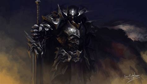 Fantasy Art Armor Knight Dark Background HD Wallpaper Rare Gallery