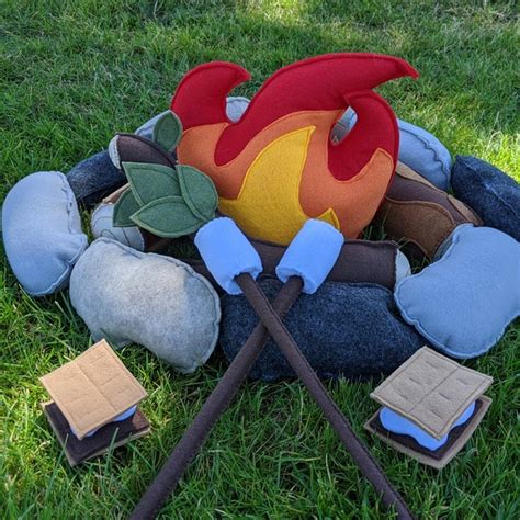 Felt Campfire Etsy