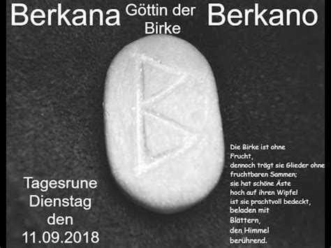 Runen Rune Berkano Berkana Birkengöttin Brüste Mutter Erde