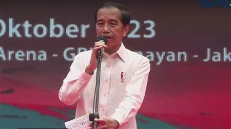 Di Rakernas Projo Jokowi Harga Energi Bisa Naik Gara Gara Perang