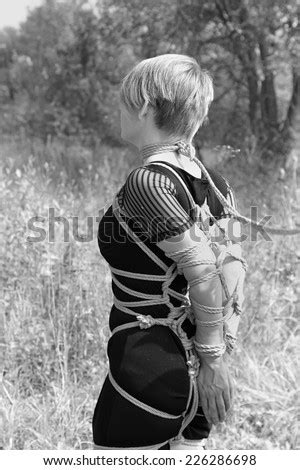 Bound Woman Noose Around His Neck Stock Photo 226286698 Shutterstock