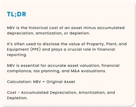 Net Book Value NBV Explained AssetCues Glossary