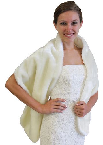 900nm Ivy Wedding Fur Wrap Bridal Fur Cover Ups Faux Fur Flickr