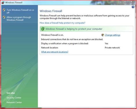 How Do I Configure Windows Firewall In Windows Vista Or Windows 7