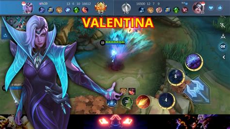 Cara Main Valentina Terbaru Gameplay Valentina Dan Build Emblem Set