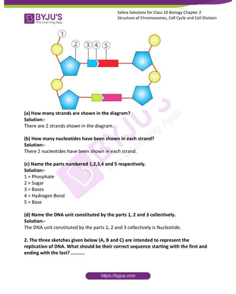 Selina Solutions Concise Biology Class 10 Chapter 2 Structure Of