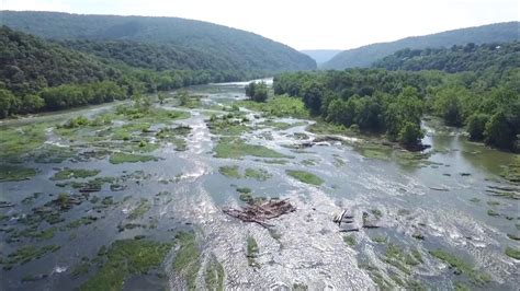 Upper Potomac River Just Above Harpers Ferrydrone Flight Youtube