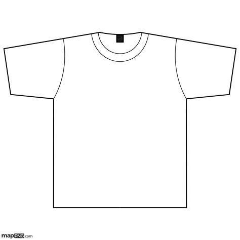 t shirt line art png 11