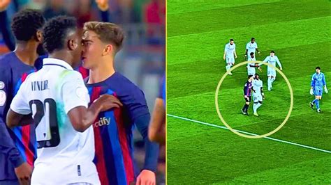 Vinicius Vs Gavi Fight In El Clasico Barcelona 0 4 Real Madrid