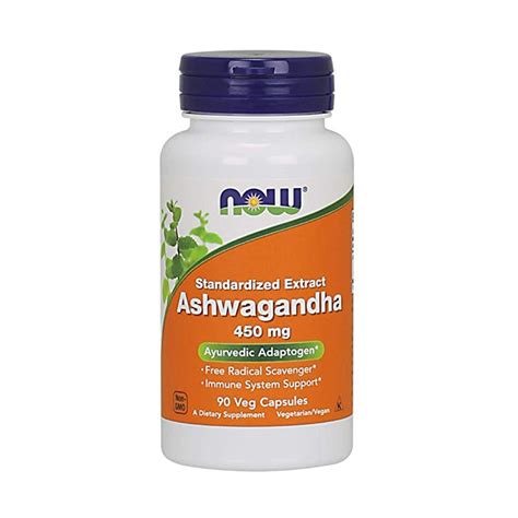 Ashwagandha Extrait Standardisé 450 Mg 90 Capsules Végétariennes