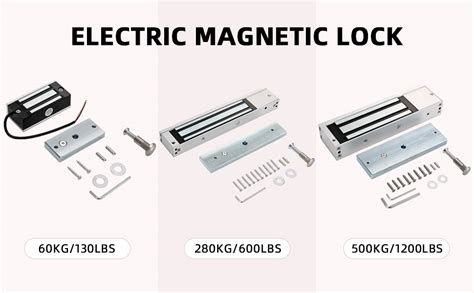 Amazon Electric Magnetic Lock Kg Lbs Holding Force