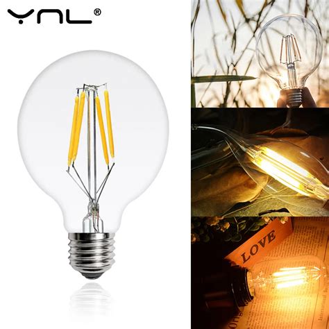 Home Garden E27 2W 4W 6W 8W COB LED Vintage Retro Edison Filament