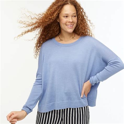 J Crew Relaxed Fit Crewneck Sweater For Women