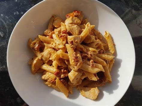 Delicous And Easy Chicken And Chorizo Pasta Hint Of Healthy