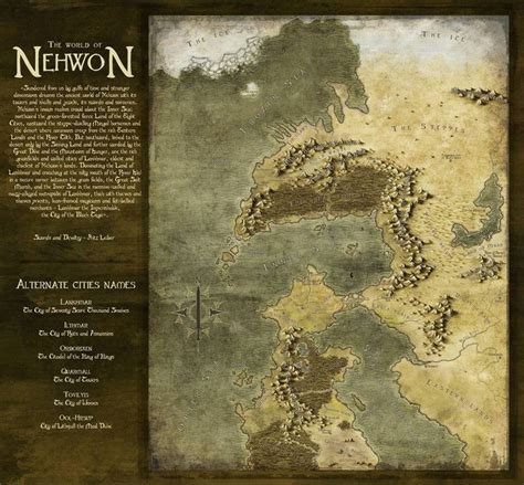 Nehwon By Maximeplasse On Deviantart Fantasy Map Dnd World Map