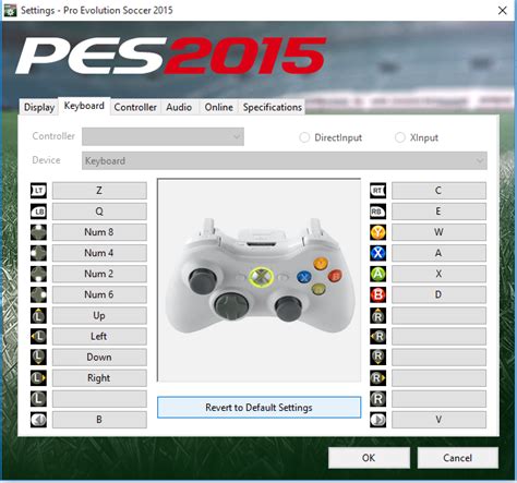 How To Set Pro Evolution Soccer Gaming Controls Like Fifa Keyborad