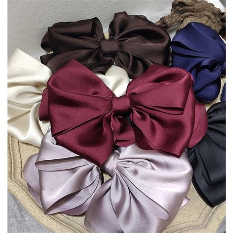 Ready Stockwomen Ribbon Hair Clip Hair Accessories Bowknot Ribbons