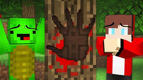 How Jj And Mikey Found The Biggest Bigfoot Footprints In Minecraft