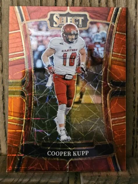 Cooper Kupp Panini Select Draft Picks Red Lazer Prizm Los