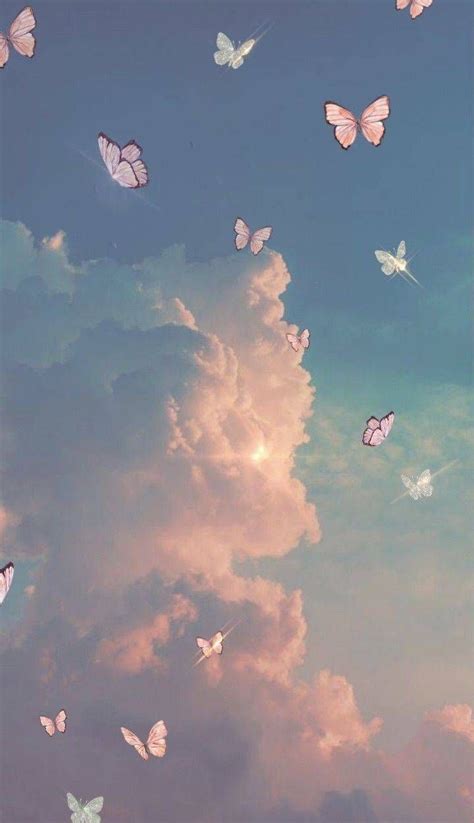 Aesthetic Pink Butterfly Wallpapers