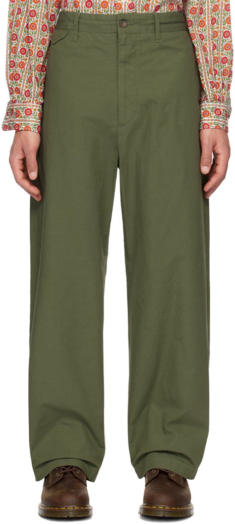 Pantalon De Style Militaire Kaki Engineered Garments En Solde