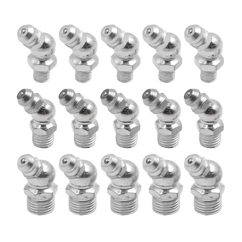 X Autohaux M M M Thread Degree Angle Grease Nipple Fittings Kit