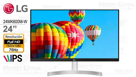 Monitor Lg Mk M W Ips Fhd Hdmi Vga White Memory Kings Lo