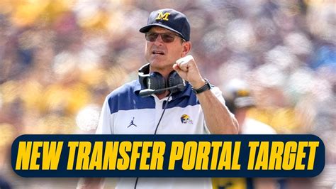 New Transfer Portal Target For Michigan Football What We Want To See