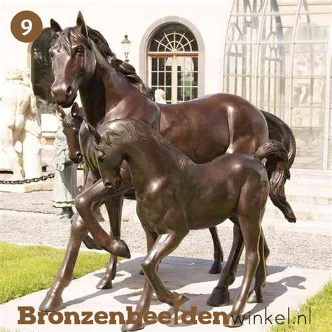 Bronzen Paarden Beelden Kopen Paard Van Brons Huis Tuin