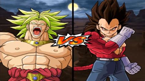 Dbz Budokai Tenkaichi Broly Lssj Vs Vegeta Ssj Youtube