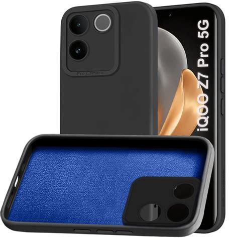 Thegiftkart Liquid Silicon Back Cover Case For Iqoo Z Pro Vivo T Pro