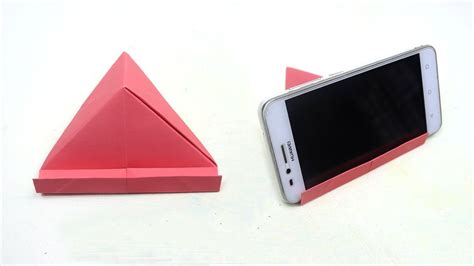 How To Make Origami Paper Mobile Stand Port 1 Paper Toys Easy Without Glue Mr Abc Hacker Artofit