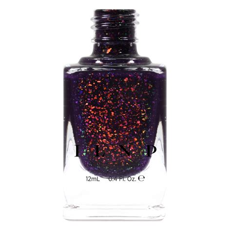 Jinx Deep Purple Jelly Shimmer Nail Polish By Ilnp