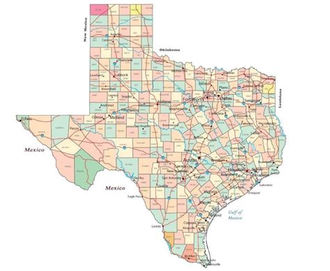 Printable Texas Map Outline Printable Jd