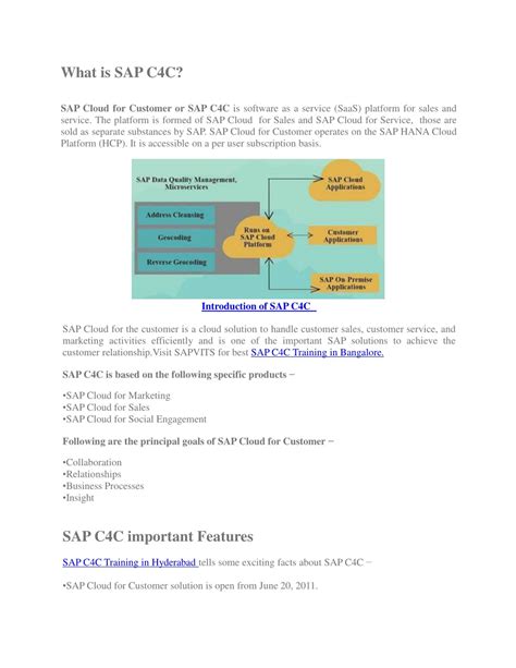 Ppt Sap C4c Study Material Ppt Powerpoint Presentation Free Download