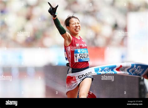 Tokyo Japan 15th Oct 2023 Yuka Suzuki Marathon Marathon Grand